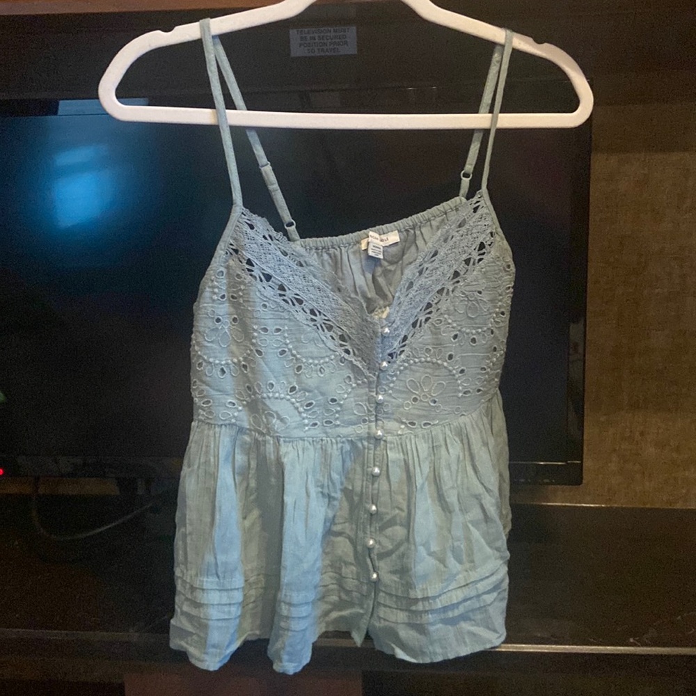 American eagle flowy spaghetti strap top